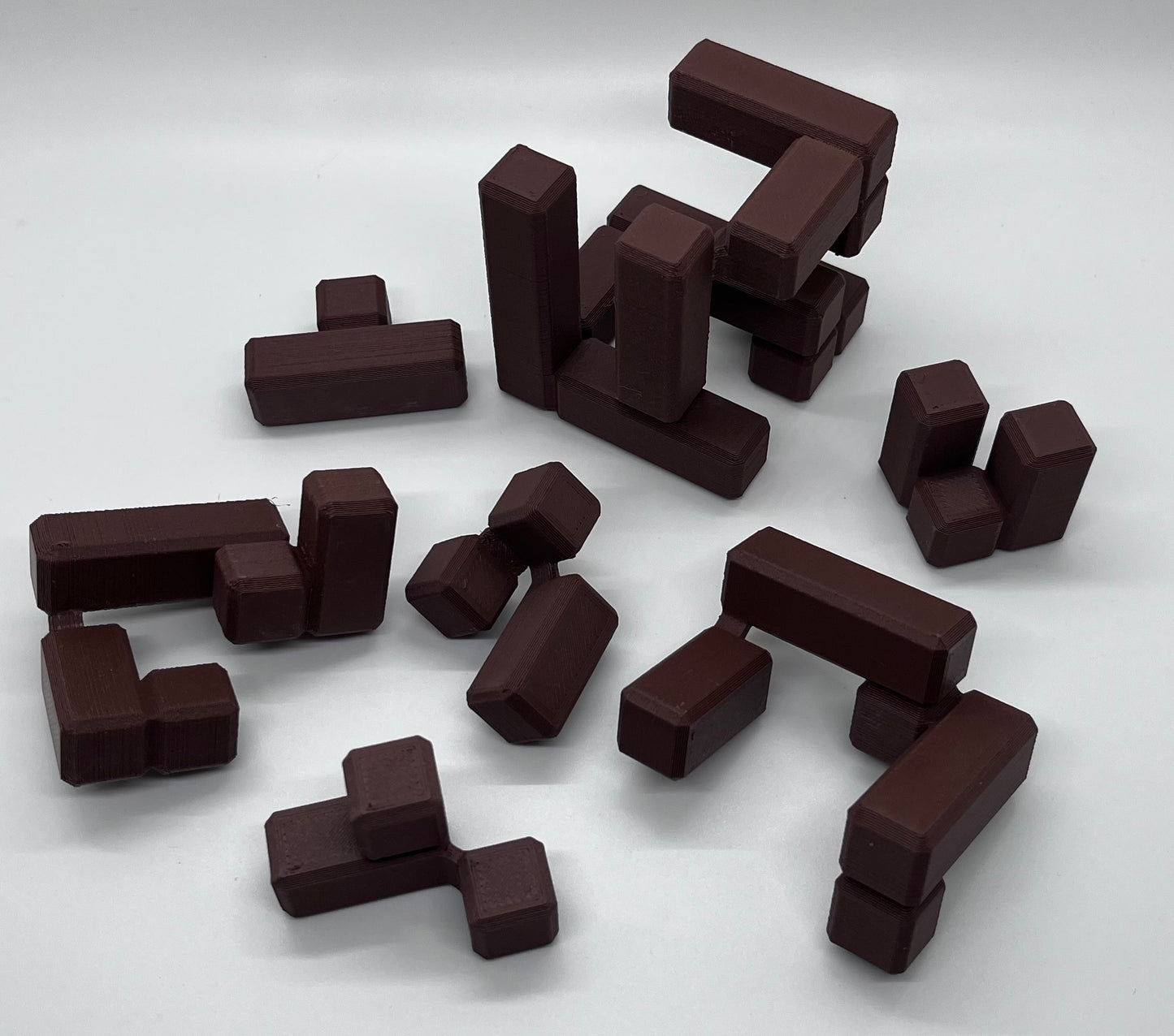 RIEC - 3D Printed Wood Filament Puzzle