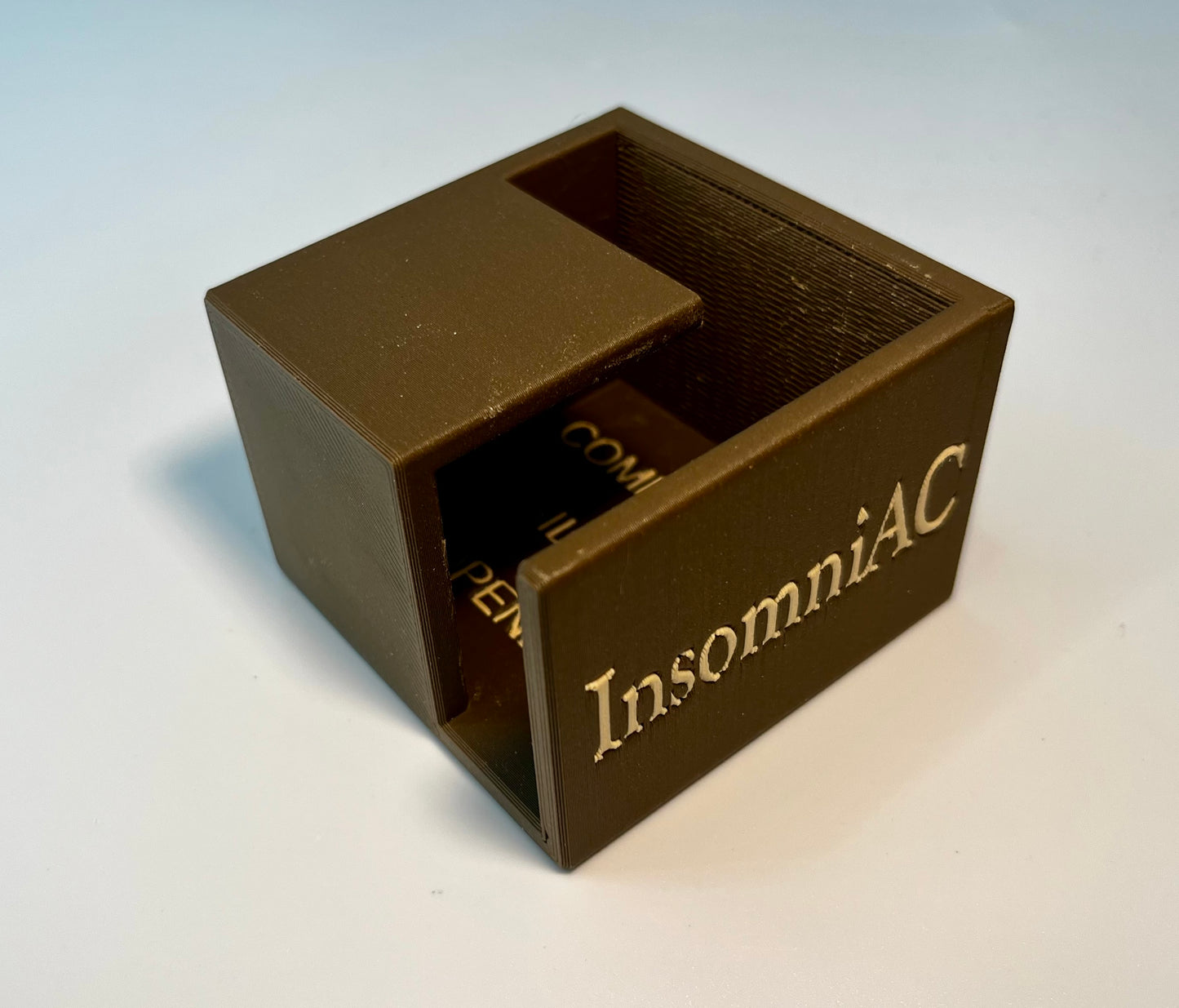 InsomniAC - 3D Printed Premium Wood Filament Multi-Color Packing Puzzle