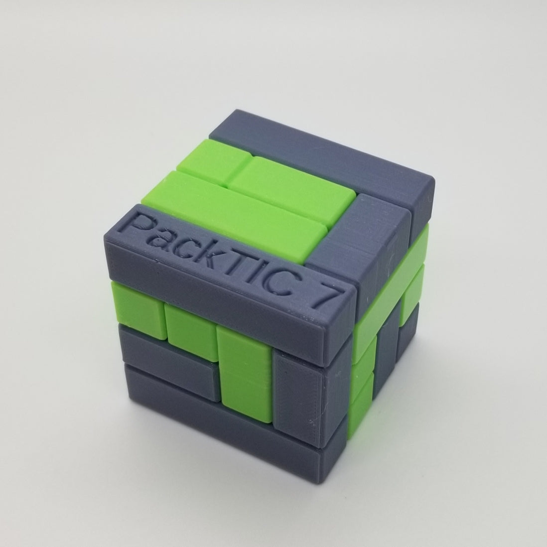 PackTIC Series - 3D Printed Turning Interlocking Cube Puzzles