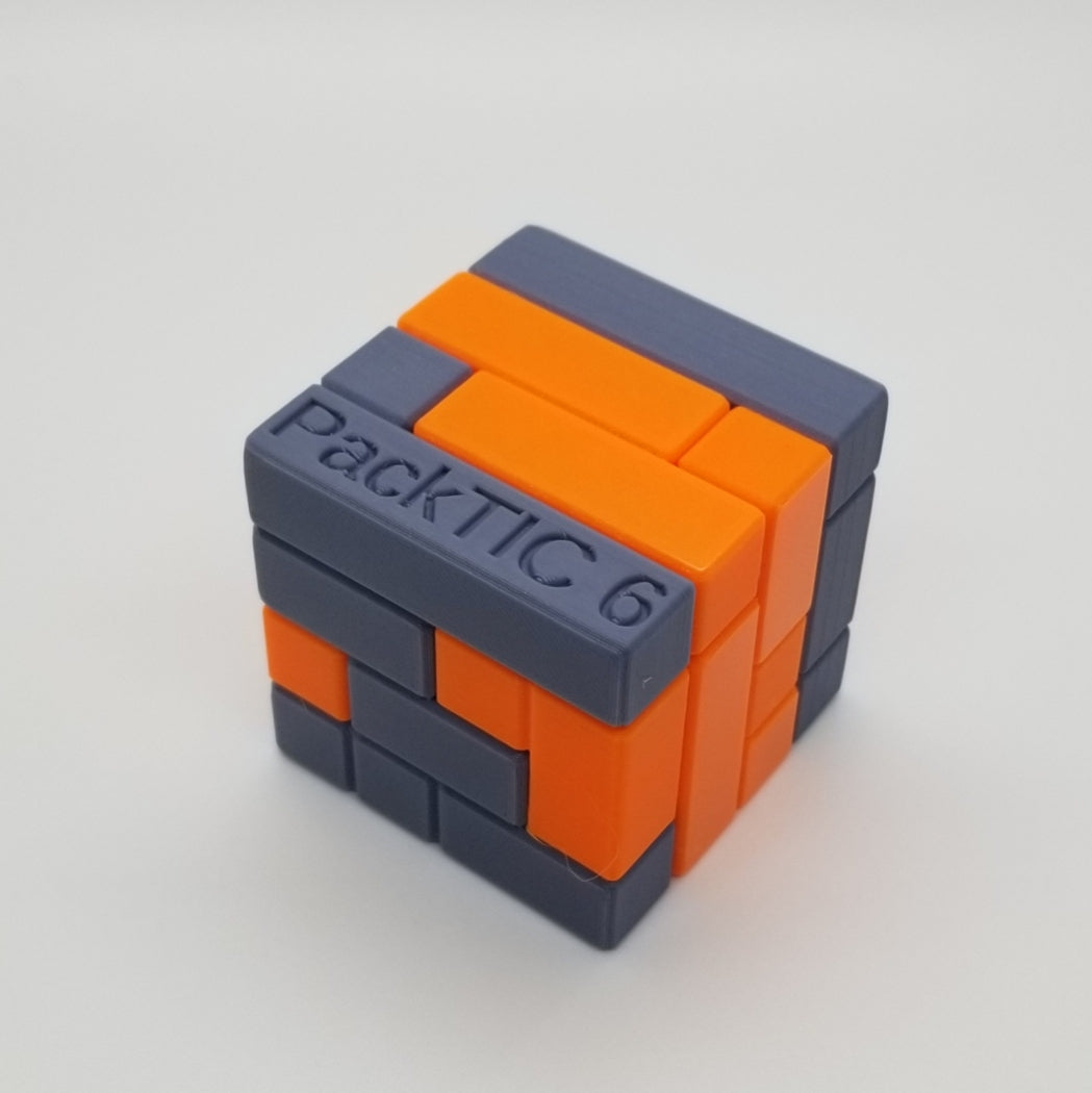 PackTIC Series - 3D Printed Turning Interlocking Cube Puzzles
