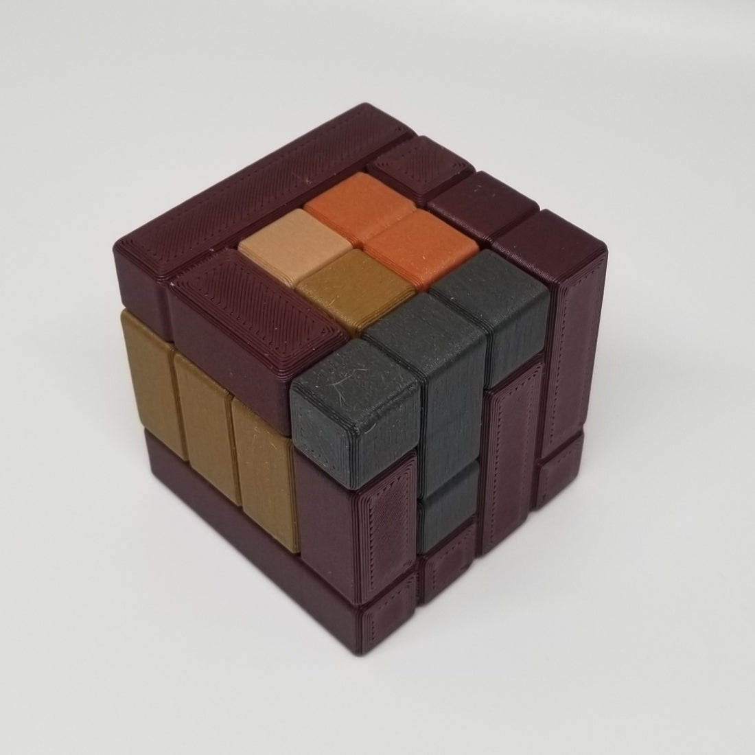 PenTIC - 3D Printed Wood Filament Puzzle