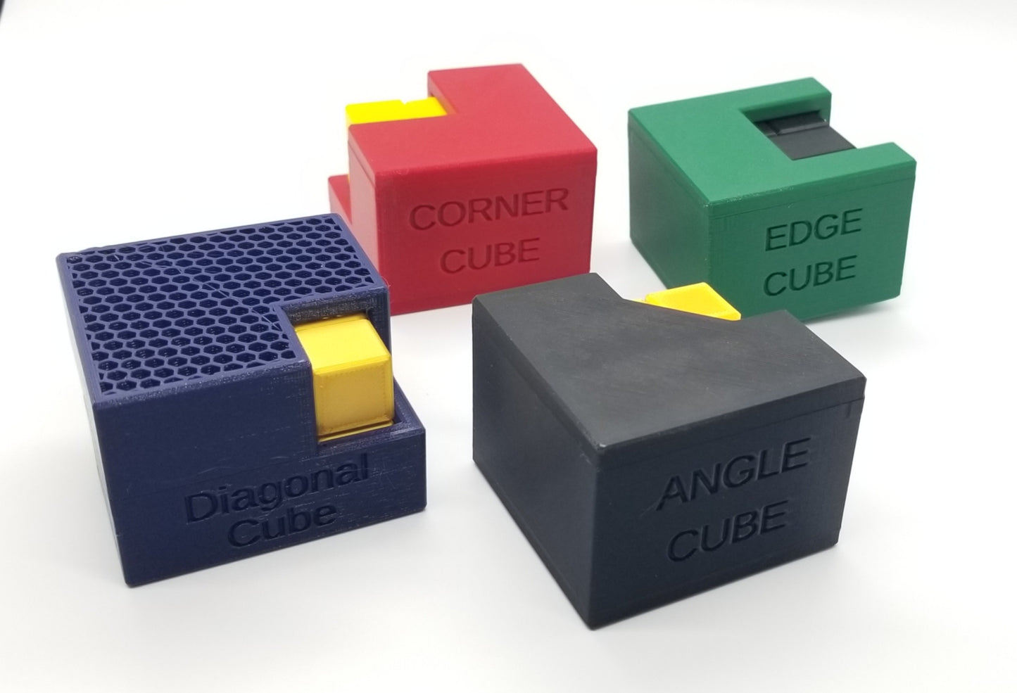 ARCparent Cube Puzzles - 3D Printed - Rotational 3D Printed Packing Puzzles