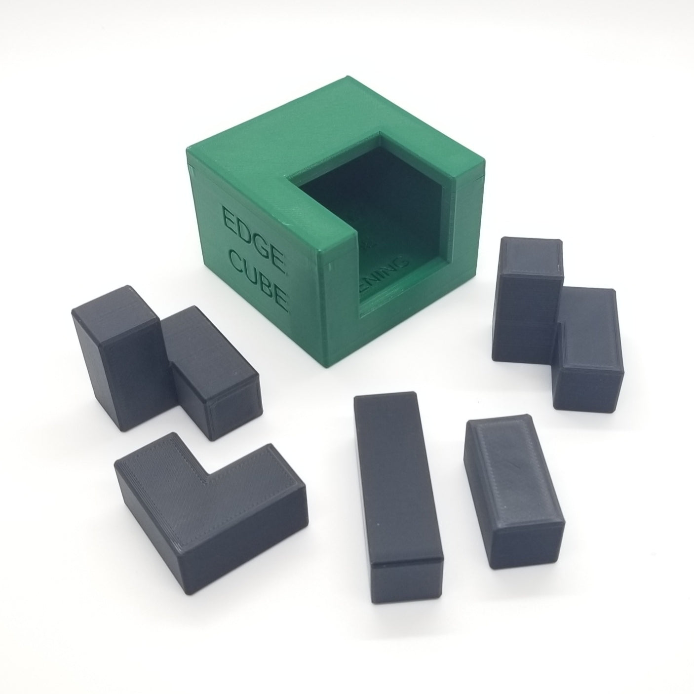 ARCparent Cube Puzzles - 3D Printed - Rotational 3D Printed Packing Puzzles
