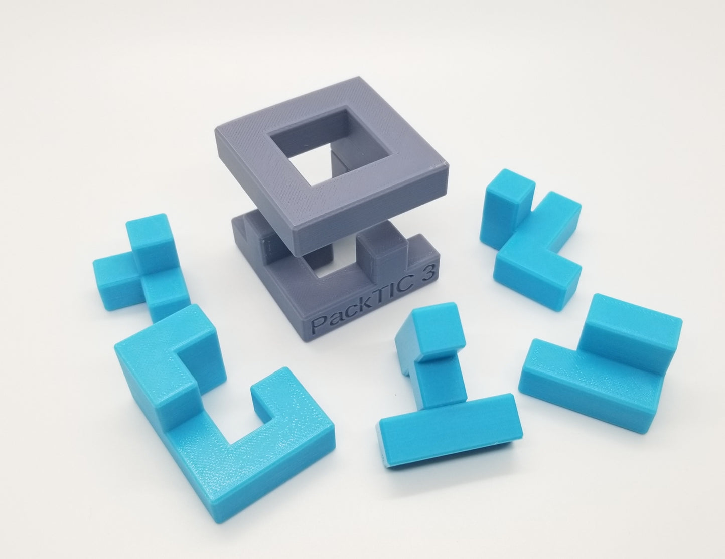 Download 3D Printable STL Files for 10 3D Packing Turning Interlocking Cube Puzzles