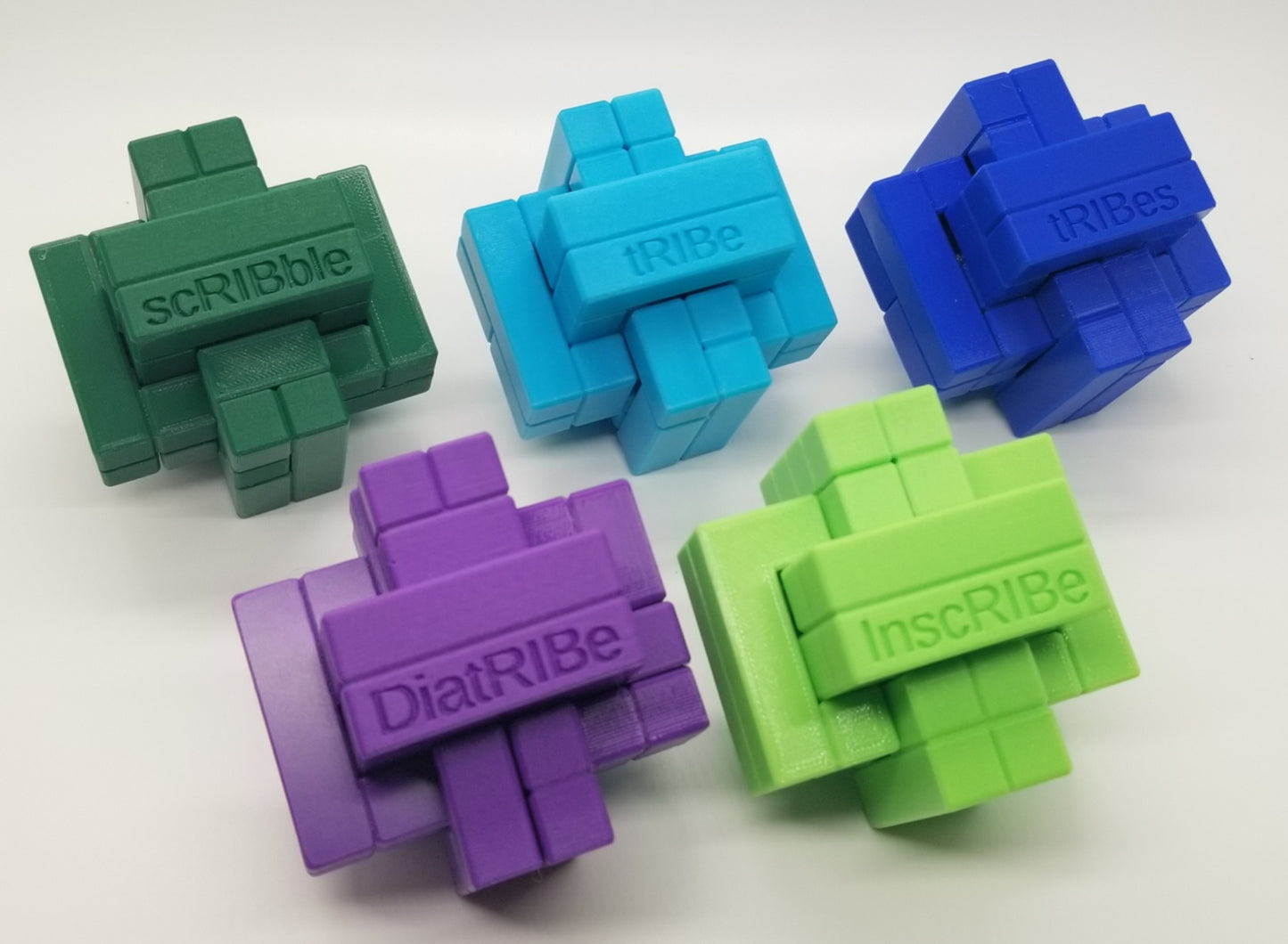 Download 3D Printable STL Files for 10 RIB (Rotating Interlocking Board) Puzzles
