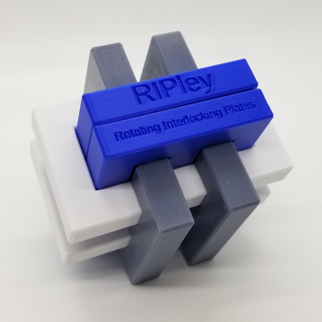 Download 3D Printable STL Files for 5 RIP (Rotating Interlocking Plate) Puzzles