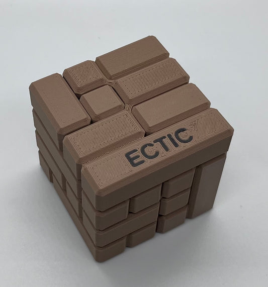 ECTIC - 3D Printed Wood Filament Puzzle