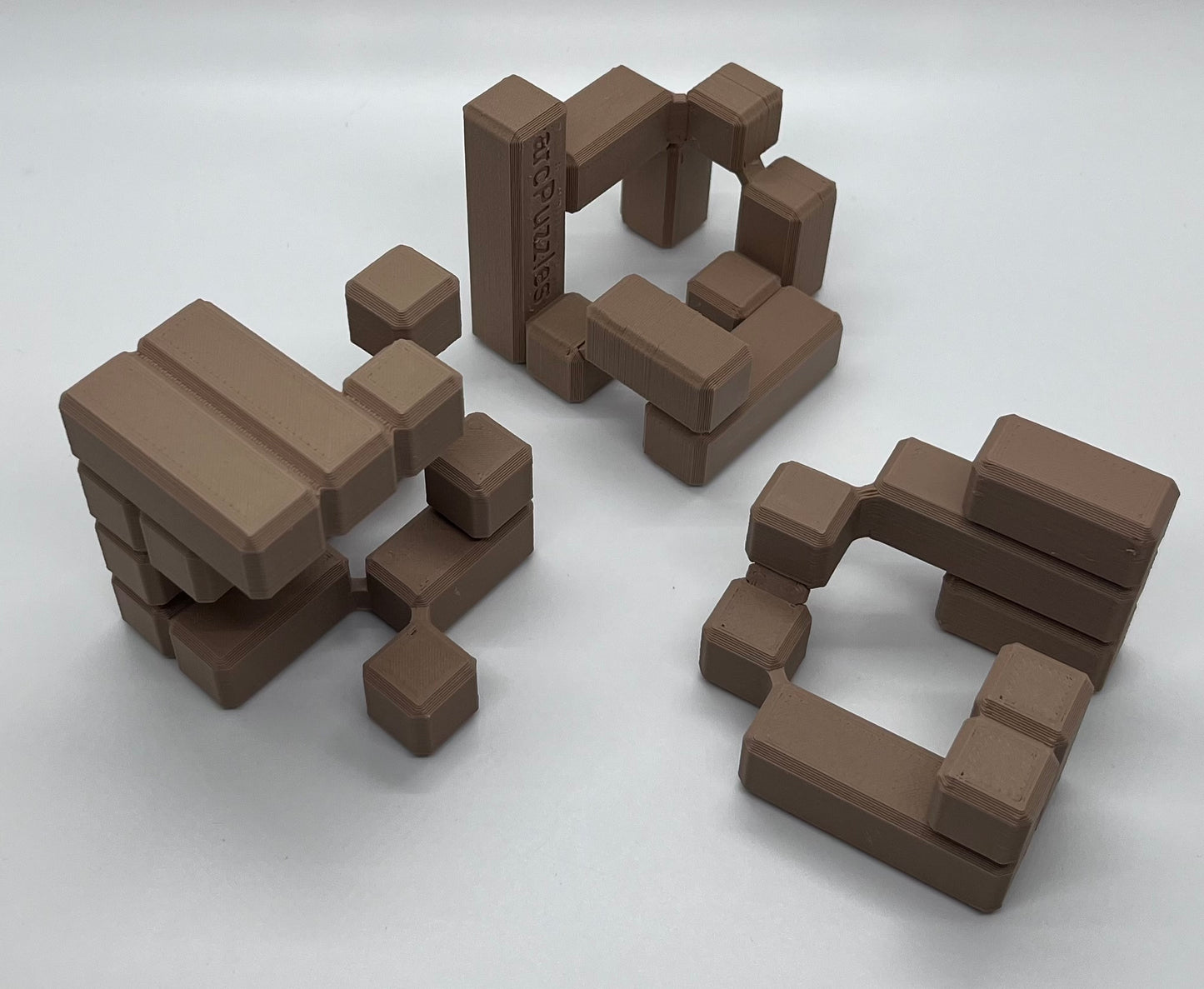 ECTIC - 3D Printed Wood Filament Puzzle