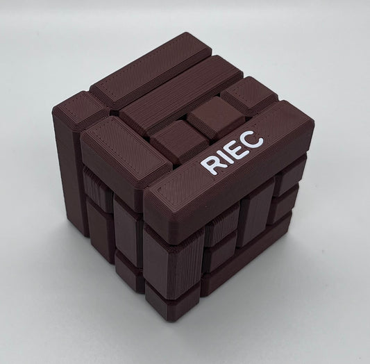RIEC - 3D Printed Wood Filament Puzzle