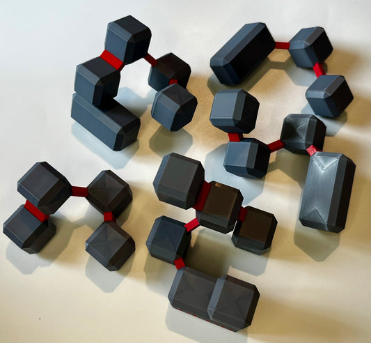TIECC - 3D Premium Multi-Color Cube Puzzle