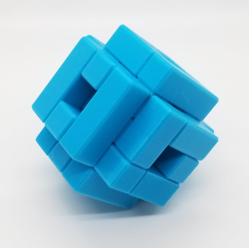 Six Rings 2 - Turning Interlocking Cube Puzzle