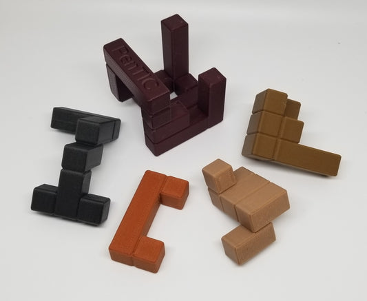 PenTIC - 3D Printed Wood Filament Puzzle