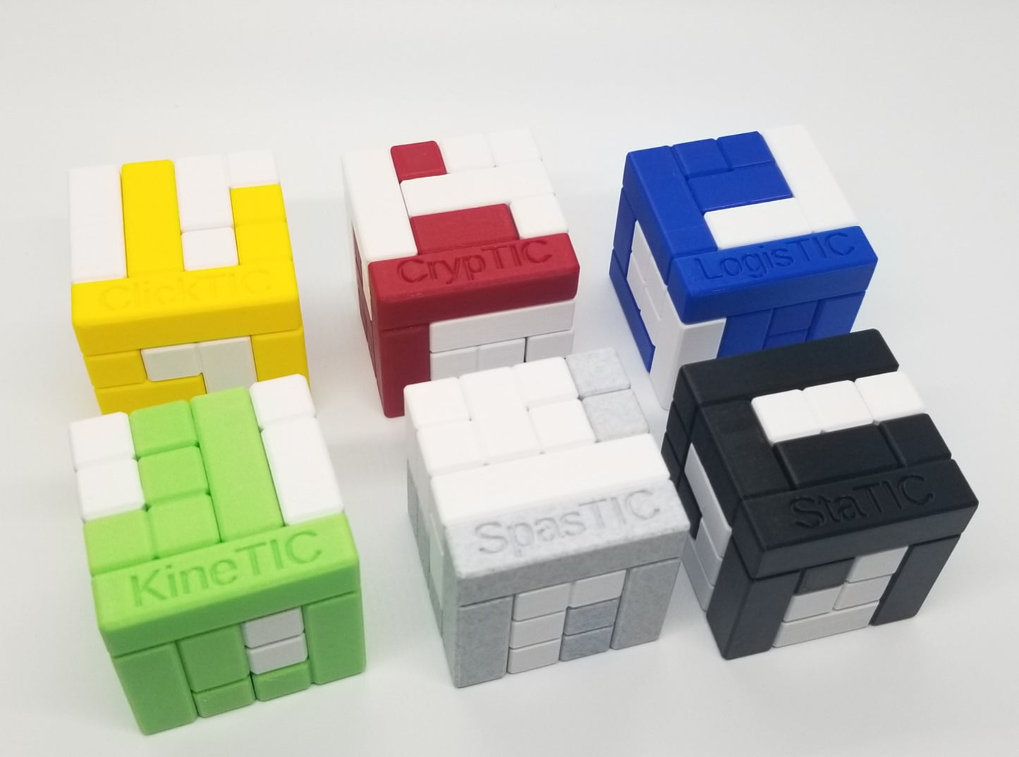 Six Piece Puzzles Volume 2 - Turning Interlocking Cube Puzzles