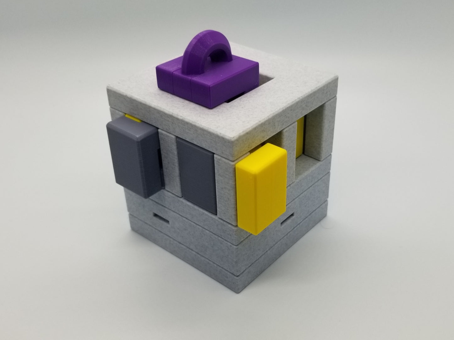 Burr Bot - 3D Printed Burr and Sequential Discovery Puzzle
