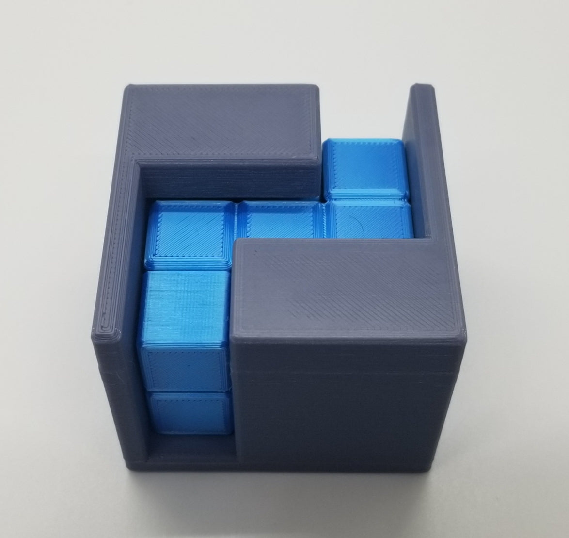 ManiAC Shuffle 2 & 3 - Rotational 3D Printed Packing Puzzles