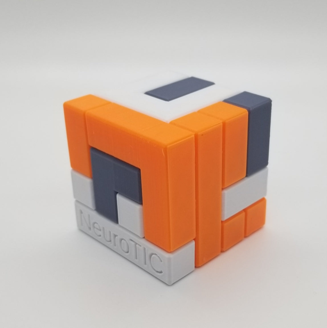 Download 3D Printable STL Files for 8 Three Piece 4x4x4 Turning Interlocking Cube Puzzles