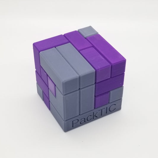 PackTIC Series - 3D Printed Turning Interlocking Cube Puzzles