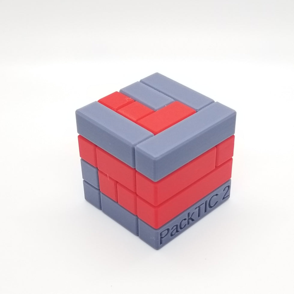 PackTIC Series - 3D Printed Turning Interlocking Cube Puzzles