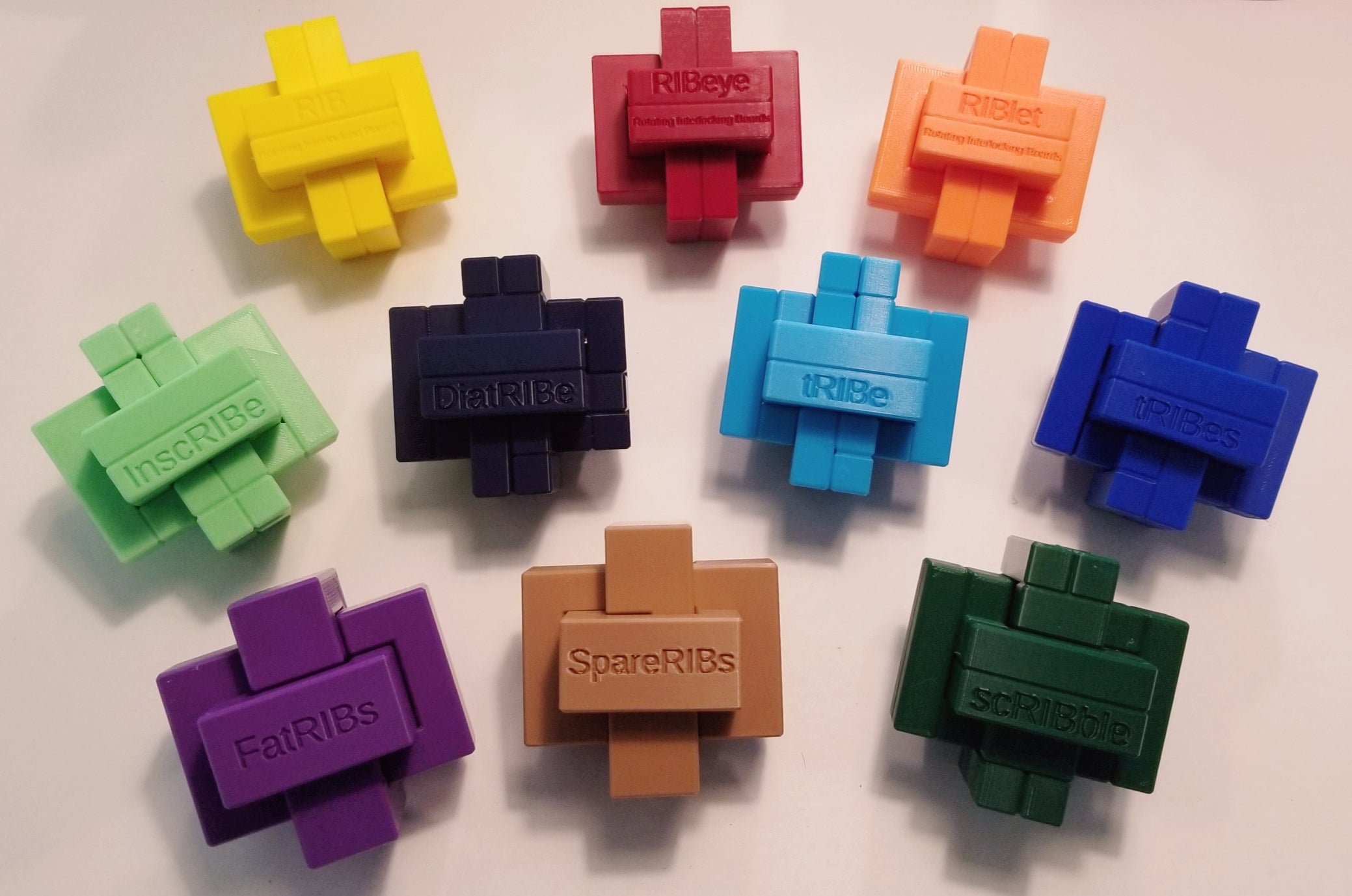 Download 3D Printable STL Files for 10 RIB (Rotating Interlocking Boar ...