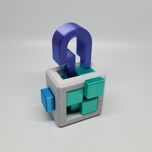 Side Lock - 3D Printed Puzzle Lock