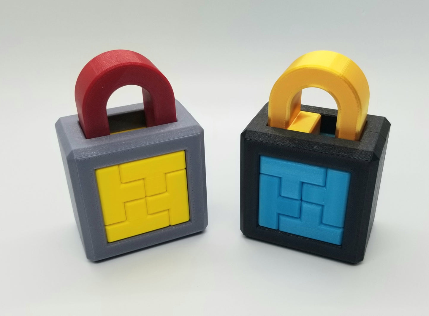 T Lock 2 - 3D Printed Puzzle Lock with Rotations