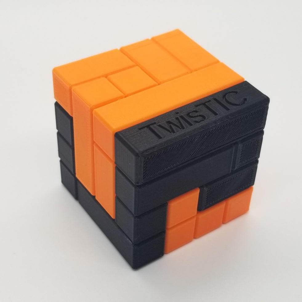 Difficult Turning Interlocking Cube Series - 3D Printed TIC Puzzles
